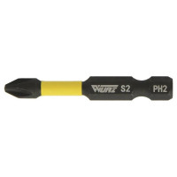 Набор торсионных бит 50 мм, PH1,PH2x2,PH3,PZ1,PZ2,PZ3,T30,SL5.5,H4, 10 шт WURZ 4201