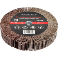 Круг лепестковый зачистной (115x20 мм; M14; №100) ROCKFORCE RF-FD1100F