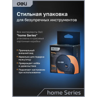 Рулетка DELI Home Series Black HT8316 3 м, 16 мм, эксклюзивный дизайн, корпус высококачественный Софт-тач пластик 104618