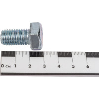 Болт МЕТАЛЛСЕРВИС М12x20, DIN 933, с полной резьбой, цинк, 10 шт. 1239326