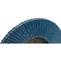 Круг лепестковый торцевой, прямой, цирконат 65% 125х22.2 мм, P-80 ABRAFORM AF-FLAP-FT-125-P80-ZR65