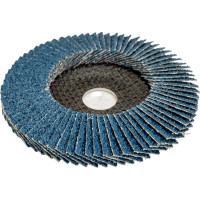 Круг лепестковый торцевой, угловой, цирконат 65% 125х22.2 мм, P-36 ABRAFORM AF-FLAP-CN-125-P36-ZR65