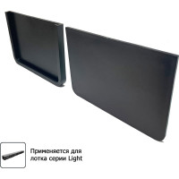 Торцевая заглушка для лотка водоотводного 1000x115x96 мм Gidrolica 18063
