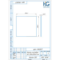 Изолон листовой HG 200x200x5 мм, 1 шт 4960837