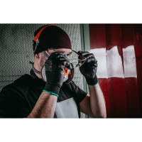 Перчатки для точных работ Jeta Safety 3 пары, с полиуретановым покрытием, размер S/7 JP011g-S