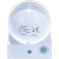 Электронный сенсор включения освещения Camelion LX-454/Wl белый, настенный,180* 10979