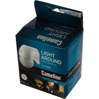 Электронный сенсор включения освещения Camelion LX-454/Wl белый, настенный,180* 10979