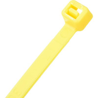 Нейлоновые стяжки FORTISFLEX КСС 5х300 желтый 100 штук 61331