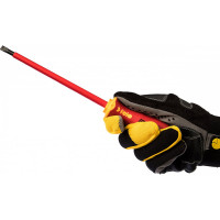 Диэлектрическая отвертка Felo Ergonic 6,5х1,2х150 плоская шлицевая 41306590