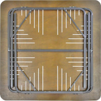 Складной стол Комплект-АГРО Бистро КВАДРАТНЫЙ KA6273