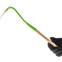 СИБРТЕХ Полольник малый,изогнутое крепление,деревянная рукоятка//Р 62302