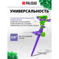 Пластиковый импульсный разбрызгиватель PALISAD 65415