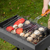 Решетка-гриль PALISAD Camping 315x410х65мм, объемная, хромированная 69562