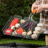 Решетка-гриль PALISAD Camping 315x410х65мм, объемная, хромированная 69562