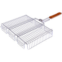 Решетка-гриль PALISAD Camping 315x410х65мм, объемная, хромированная 69562