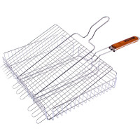 Решетка-гриль PALISAD Camping 315x410х65мм, объемная, хромированная 69562