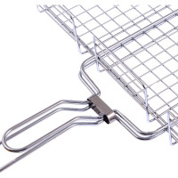 Решетка-гриль PALISAD Camping 315x410х65мм, объемная, хромированная 69562