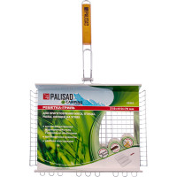 Решетка-гриль PALISAD Camping 315x410х65мм, объемная, хромированная 69562