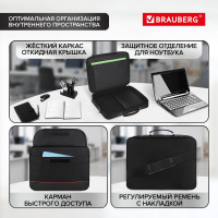 Деловая сумка для офиса и учебы BRAUBERG Profi 240440