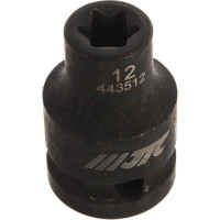 Головка торцевая ударная JTC 6-гранная 1/2" х E12 -443512 525947
