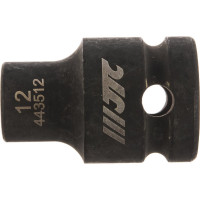 Головка торцевая ударная JTC 6-гранная 1/2" х E12 -443512 525947