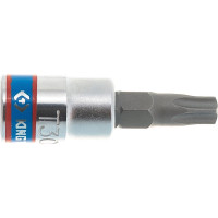 Головка-бита торцевая 1/4", TORX с отверстием, T30Н, L=37 мм KING TONY 203730