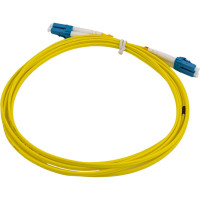 Соединительный волоконно-оптический шнур NIKOMAX желтый, 3м NMF-PC2S2C2-LCU-LCU-003