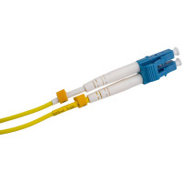 Соединительный волоконно-оптический шнур NIKOMAX желтый, 3м NMF-PC2S2C2-LCU-LCU-003