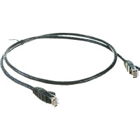 Коммутационный шнур NIKOMAX U/UTP 4 пары, черный, 1м NMC-PC4UD55B-010-BK