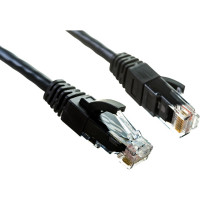 Коммутационный шнур NIKOMAX U/UTP 4 пары, черный, 1м NMC-PC4UD55B-010-BK