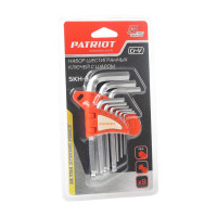 Набор ключей шестигранных с шаром,1,5-10мм, CRV, 9 шт PATRIOT SKH-9 350002003