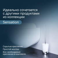 Стойка с туалетной щеткой AM.PM Sensation отдельно стоящая, хром A3033200
