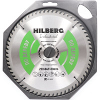 Диск пильный Hilberg Industrial Дерево 250x30x64Т HW252