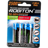 Аккумулятор ROBITON RTU2500MHC BL2 /2шт/ 14221