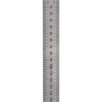Стальная линейка 300х25х1 мм, шкала 1 мм Kinex (K-MET) 1022