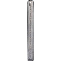 Стальная линейка 300х25х1 мм, шкала 1 мм Kinex (K-MET) 1022