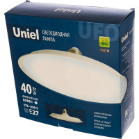 Светодиодная лампа Uniel Форма UFO, матовая LED-U220-40W/6500K/E27/FR PLU01WH UL-00004575