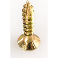 Шуруп Rusconnect CS 03016 с/нарез. д/дерева, потай, 3х16, 1000 шт. Желтый цинк 310316