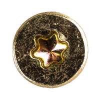 Шуруп Rusconnect CS 03016 с/нарез. д/дерева, потай, 3х16, 1000 шт. Желтый цинк 310316