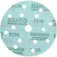 Диск DC341 Film Green Hanko 150 мм 15 отв Р 320 100 шт/уп DC341.150.15.0320