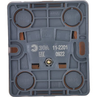 Розетка ЭРА 11-2201-01 2P, 16A-250В, IP20, ОУ, Эксперт, белый Б0031551