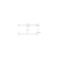 Держатель туалетной бумаги двойной WasserKraft Липпе (Lippe) K-6596D