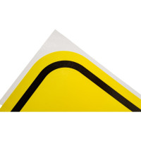 Знак Airline Начинающий водитель ГОСТ, наружный, самоклеящийся, 150х150 мм, в упаковке 1шт. AZN03