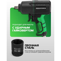 Головка торцевая 6-гранная ударная 22 мм, 1/2", L=40 мм ROCKFORCE RF-44522