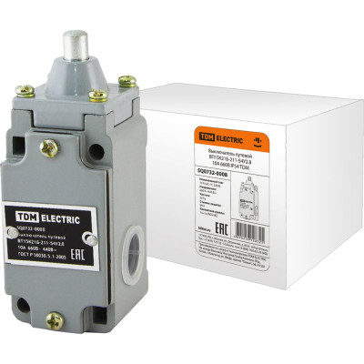 Путевой выключатель TDM ELECTRIC ВП15K21Б-211-54У2.8, 10А, 660В, IP54 SQ0732-0008