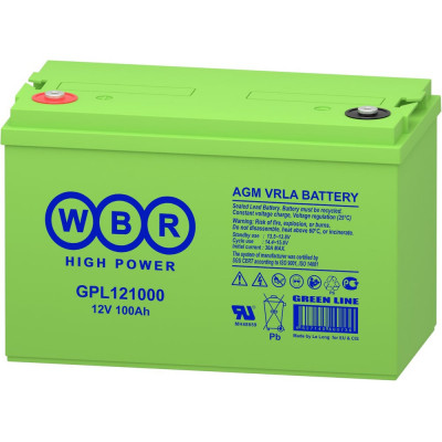 Аккумулятор для ИБП WBR GPL121000 12В, 100Ач УТ-00000242