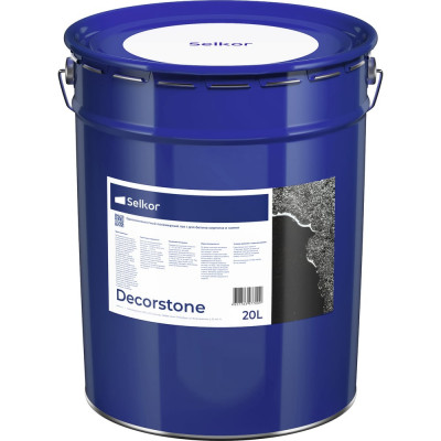 Полимерный лак для бетона и камня Selkor Decorstone 20 л 16840