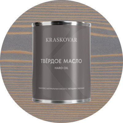 Масло твёрдое повышенной прочности Kraskovar Туманный лес 0,75л 1665