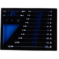 Набор трещоточных комбинированных ключей KING TONY ложемент, 15 предметов 9-10115MRV