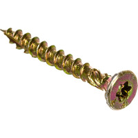 Саморез по дереву HIMTEX проф. желт. потай Torx 15, 3,5x30, 500 шт. 03530Fh